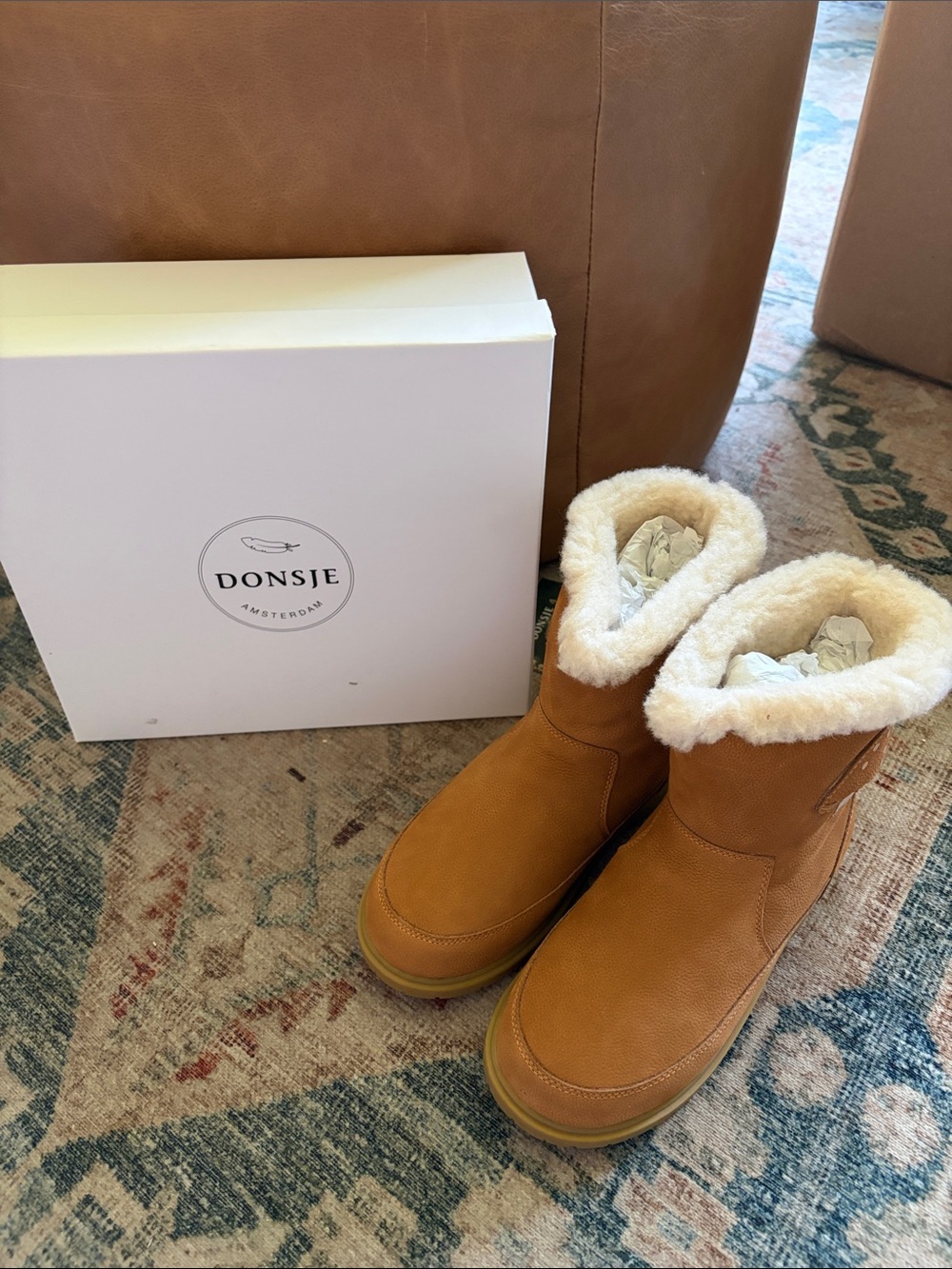 New In Box Toddler Donsje DUSK LINING Mushroom $179 Size 33 Euro, Size 2 Youth - Picture 5 of 7